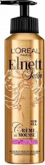 Αφρός Μαλλιών L'Oreal Paris Elnett Satin Creme De Mousse Volume Strong Hold 200ml
