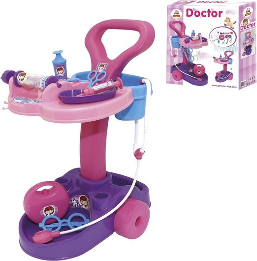Παιχνίδι Μινιατούρα Polesie Pink Doctor Set