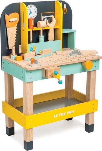 Παιχνίδι Μινιατούρα Le Toy Van Ξύλινος Παιδικός Πάγκος Alex's Work Bench