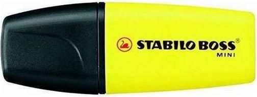 Μαρκαδόρος Stabilo Boss Mini Snooze One Υπογράμμισης Κίτρινο