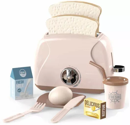 Παιχνίδι Μινιατούρα Luna Toys Σετ Πρωινού Μπεζ