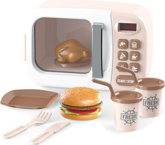 Παιχνίδι Μινιατούρα Luna Φούρνος Μικροκυμάτων Μπεζ για 3+ Ετών