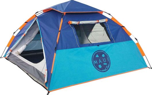 Maui & Sons Σκηνή Camping Αυτόματη 3 Εποχών 3 Ατόμων Μπλε