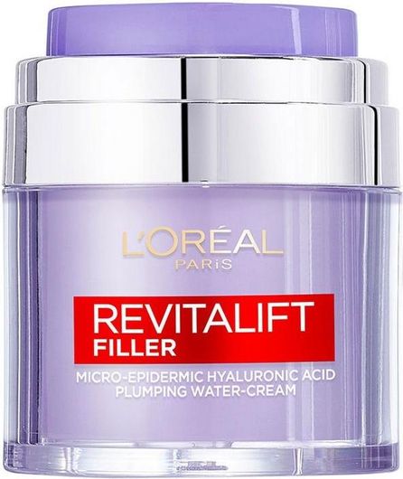 Gel Προσώπου L'Oreal Paris Revitalift Filler Ημέρας για Αντιγήρανση με Υαλουρονικό Οξύ 50ml