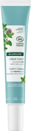 Κρέμα Προσώπου Klorane Purity Cream με Μέντα 40ml