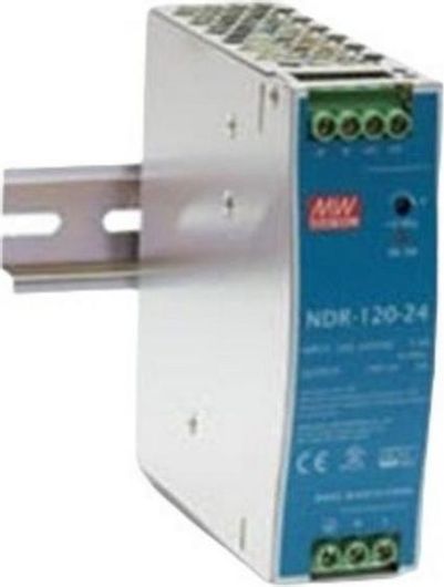 Τροφοδοτικό Ράγας Mean Well 120W / 48V / 2.5A Slim Ndr120-48