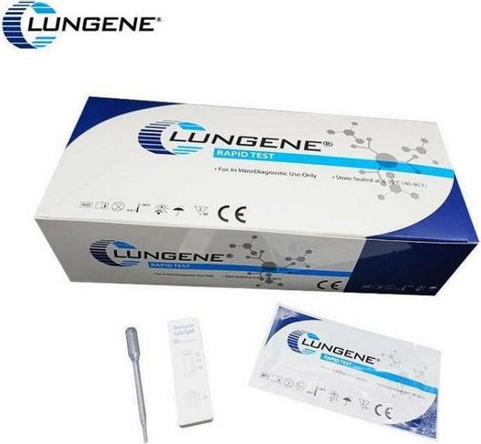 Διαγνωστικό Τεστ Clongene Lungene Rapid Test Covid Ταχείας Ανίχνευσης Αντιγόνων με Ρινικό Δείγμα 1τμχ