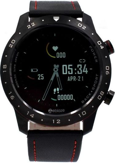 Smartwatch Zeblaze NEO 2 1.3" Leather Strap Black