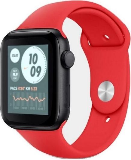 Smartwatch Z33 1.44" Plastic Case & Silicone Strap Red