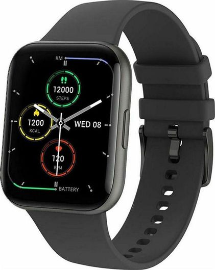 Smartwatch 3Guys 3GW6521 45mm Aluminium Case Μαύρο