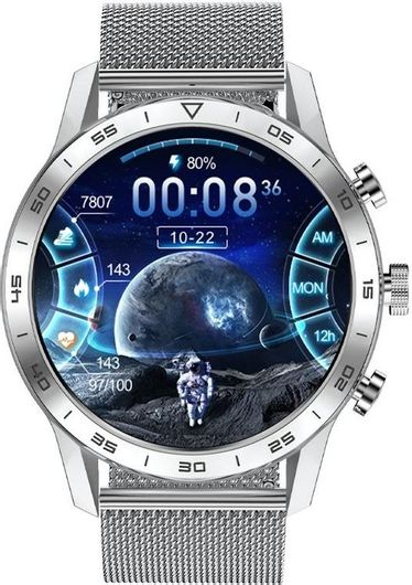 Smartwatch DAS.4 SU20 Ασημί με Μπρασελέ