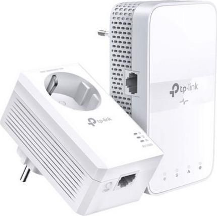 Powerline TP-Link TL-WPA7619 KIT V1 Διπλό για Ασύρματη Σύνδεση Wi‑Fi 5 με Passthrough Πρίζα & Θύρα Gigabit Ethernet