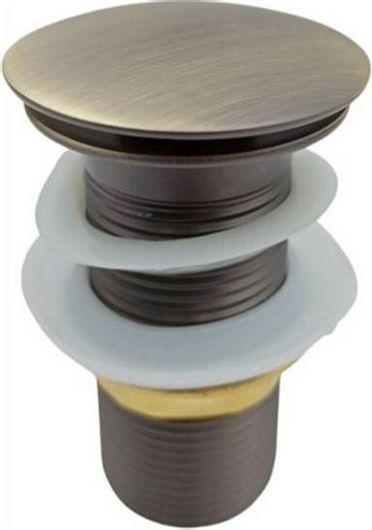 Βαλβίδα Νιπτήρος Πατητή Τύπου Κλικ Κλακ Χωρίς Υπερχείληση 7cm Μπρούτζινη