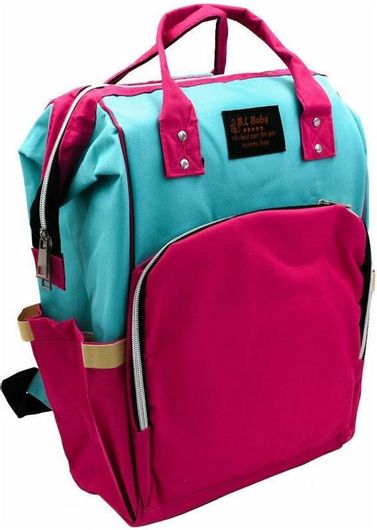 Τσάντα Αλλαξιέρα Πλάτης B.L. Baby Γαλάζιο / Ροζ