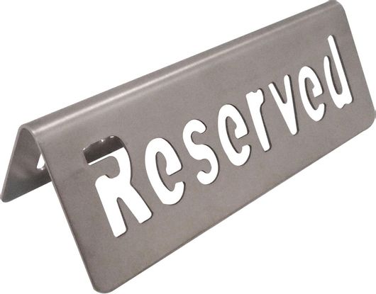 Ταμπελάκι "Reserved" Lacor Π12xΥ5cm