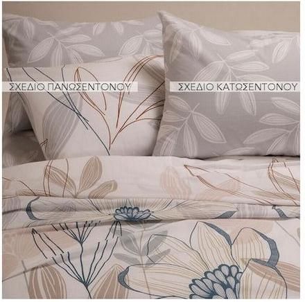 Μαξιλαροθήκες Melinen Lullaby Σετ 50x70cm Μπεζ Σχέδιο Πανωσέντονου