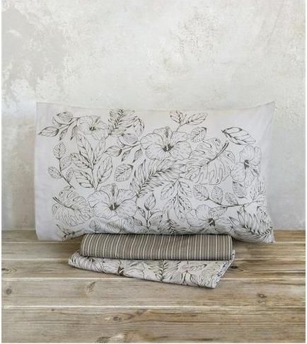 Μαξιλαροθήκες Nima Brisk Σετ 2τμχ 52x72cm Μπεζ