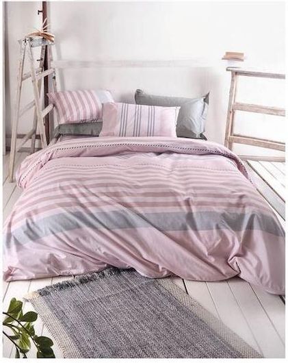 Μαξιλαροθήκες Rythmos Lucas Σετ 2τμχ 50x70cm Ροζ