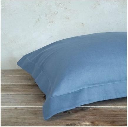 Μαξιλαροθήκη Nima Superior Oxford 52x72cm Σετ 2τμχ Μπλε