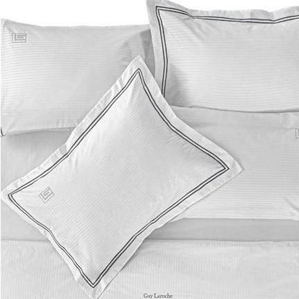 Μαξιλαροθήκες Guy Laroche Nice Σετ 2τμχ Oxford 52x72cm Ανθρακί