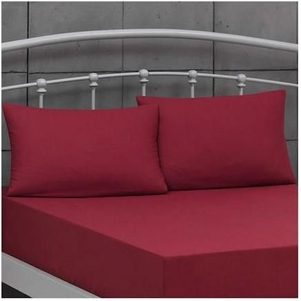 Μαξιλαροθήκες Beauty Home 1999 Σετ 2τμχ 52x73cm Μπορντό