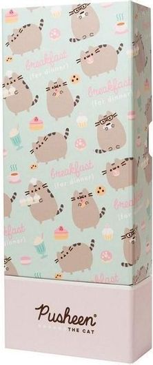 Κασετίνα Τετράγωνη Grupo Erik Pusheen Rose Πολύχρωμο