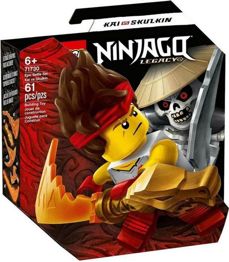 Lego Ninjago: Legacy Epic Battle Set Kai Vs Skulkin για 6+ Ετών