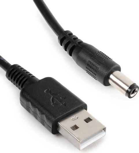 Καλώδιο Τροφοδοσίας Spacetronik απο USB-A σε DC 2.10 / 5.5mm 1m