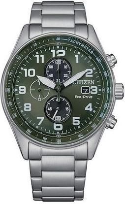 Ανδρικό Ρολόι Citizen CA0770-72X Χρονογράφος με Μεταλλικό Μπρασελέ Ασημί