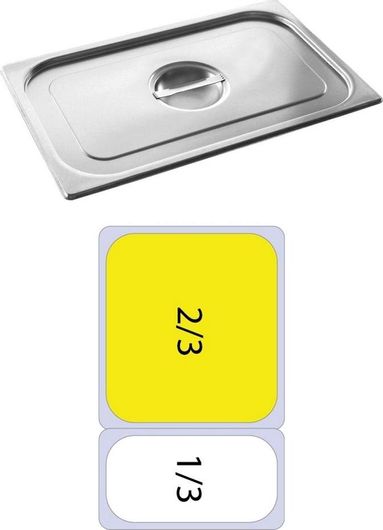 Καπάκι Fueco για GN2 / 3