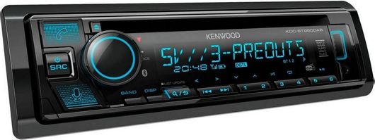 Ηχοσύστημα Αυτοκινήτου Kenwood KDC-BT960DAB Universal 1DIN USB / AUX με Αποσπώμενη Πρόσοψη
