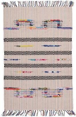 Χαλί Βιοκαρπέτ 210120-03A Upper Διάδρομος με Κρόσια Εκρού 70x140cm