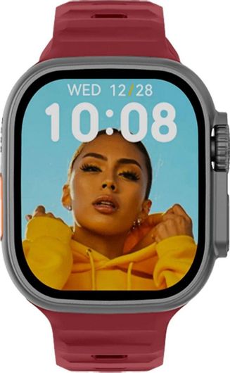 Smartwatch DAS.4 SU08 2" GPS Silicone Strap Red