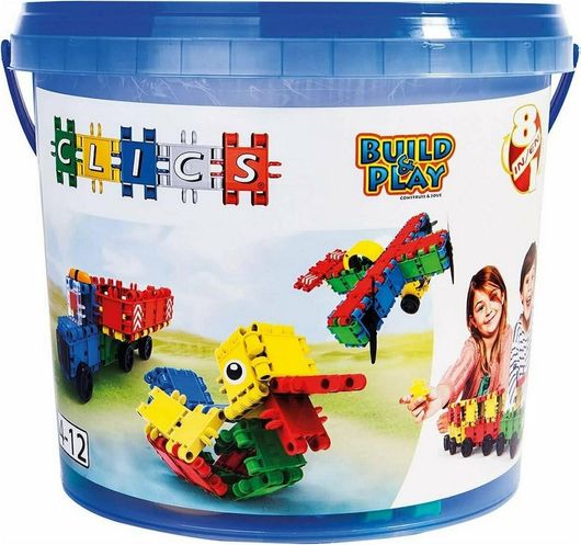 Τουβλάκια Anbac Clics Build and Play 122τμχ
