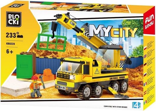 Τουβλάκια Blocki  My City Crane για 6+ Ετών 233τμχ