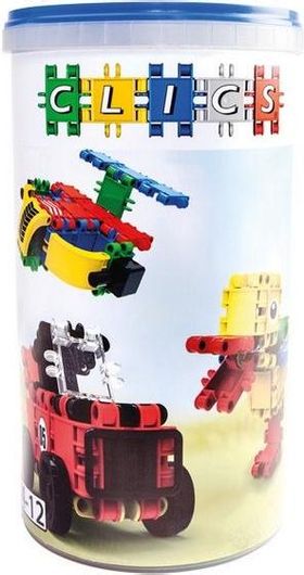 Τουβλάκια Clics  Tube 5 In 1 για 4+ Ετών 47τμχ