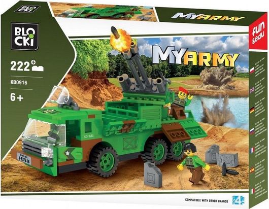 Τουβλάκια Icom  My Army Rocket Launcher για 6+ Ετών 222τμχ