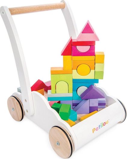 Τουβλάκια Le Toy Van Ξύλινα  Rainbow Cloud Walker για 1 - 3 Ετών 45τμχ