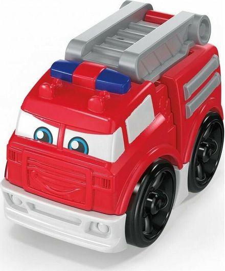 Τουβλάκια Mega Bloks  First Builders Πυροσβεστικό Όχημα για 1 - 5 Ετών 3τμχ