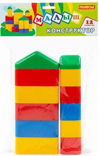 Τουβλάκια Polesie  για 1+ Ετών 12τμχ