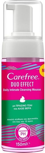 Αφρός Καθαρισμού CareFree Duo Effect Tea & Aloe με Αλόη 150ml