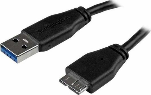 Καλώδιο StarTech Regular USB 3.0 to micro USB 0.15m Μαύρο