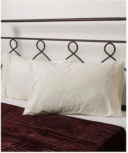 Μαξιλαροθήκη Silk Fashion με Φάσα 46x70εκ. Σετ 2τμχ Μπεζ