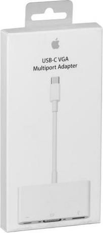 Μετατροπέας Apple MJ1L2 USB-C male σε USB-A / VGA female Λευκό