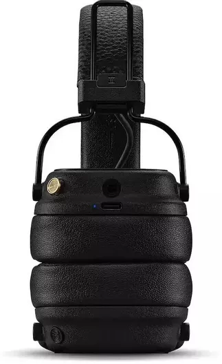 Marshall Major V Ασύρματα On Ear Ακουστικά με 100 ώρες Λειτουργίας & Quick Charge Μαύρο