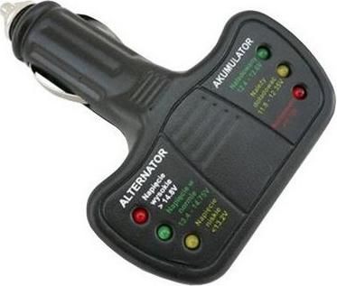 Battery Tester CarCommerce 61716 Αναλογικό με Υποδοχή Αναπτήρα Αυτοκινήτου