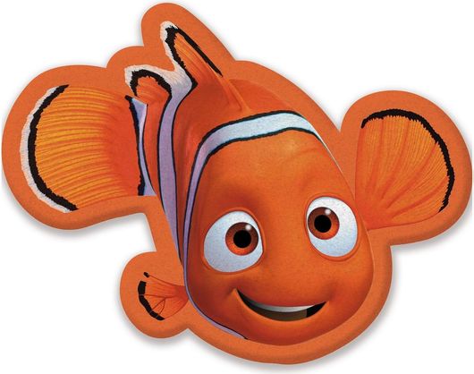 Βρεφικό Διακοσμητικό Μαξιλάρι Κούνιας Hollytoon "Nemo" 30x30cm Πορτοκαλί