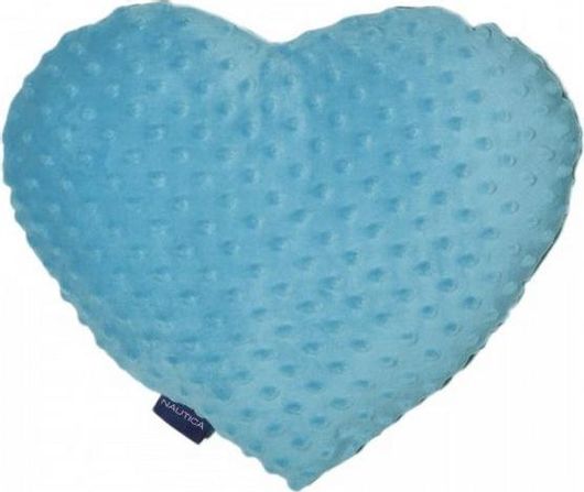 Βρεφικό Διακοσμητικό Μαξιλάρι Κούνιας Nautica Καρδιά Μπλε 33x38cm