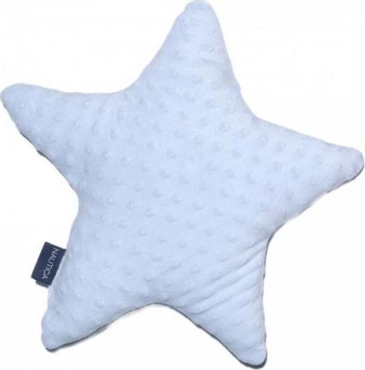 Βρεφικό Διακοσμητικό Μαξιλάρι Κούνιας Nautica Αστέρι Γαλάζιο 37x37cm