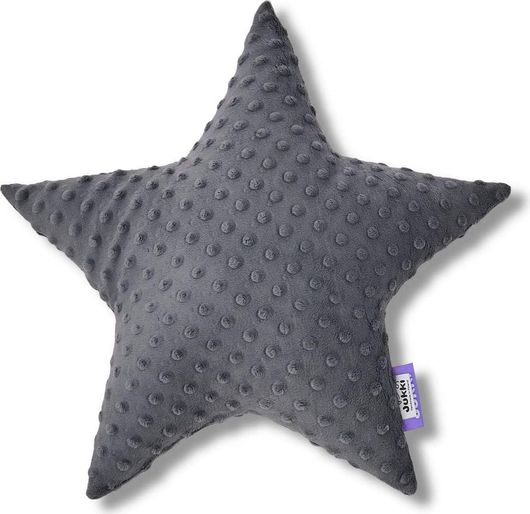 Βρεφικό Διακοσμητικό Μαξιλάρι Κούνιας Jukki "Minky" Γκρι 40x40cm